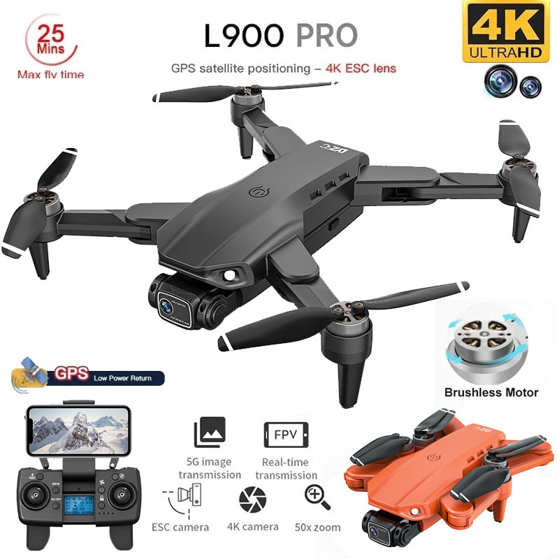 Drone Kit Professional - L900 Pro GPS Drone 4K Professionelle