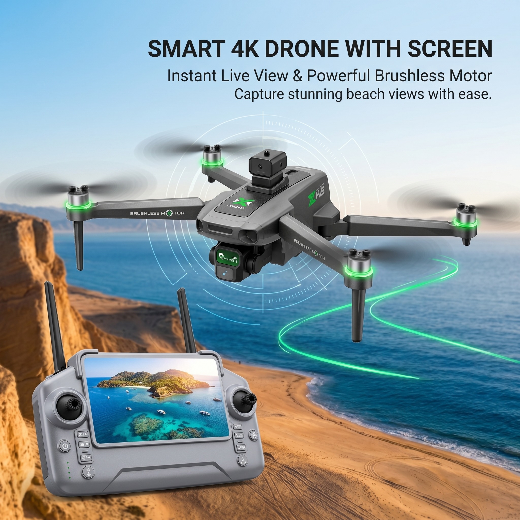 Drone Kit With Camera - 2026 Neue ZH8 Drohne mit 4K-Kamera