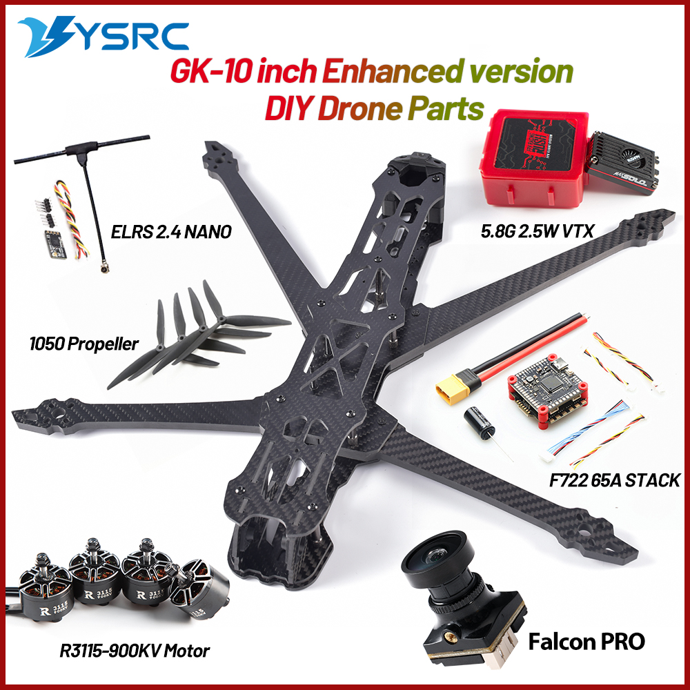 Drone Kit Fpv - GK-V3 10 zoll 435mm Radstand Carbon