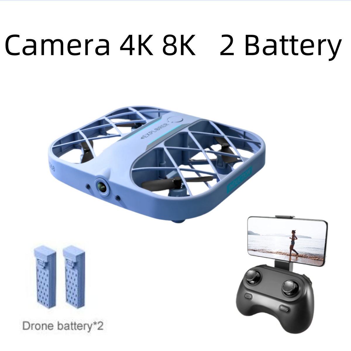 Drone Kit With Camera - JJRC H107 FPV RC-Drohne mit 2