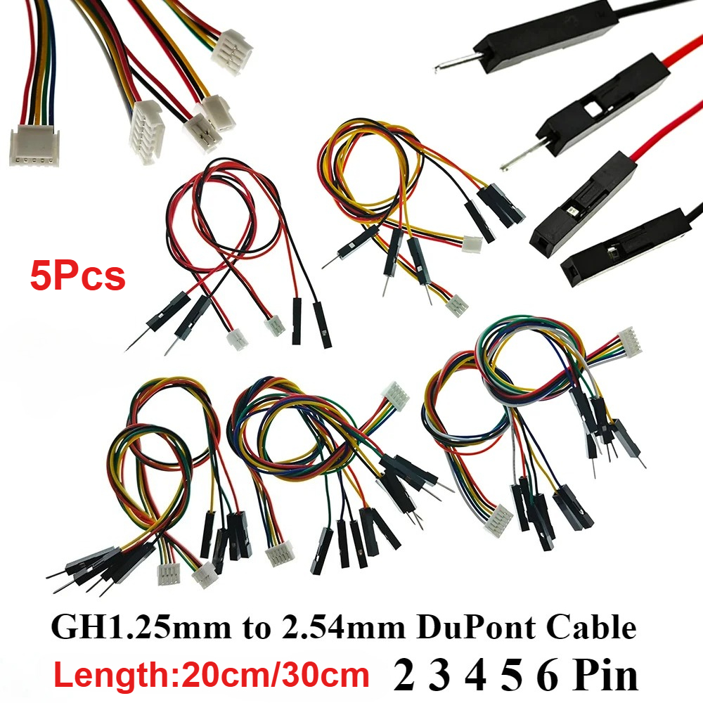 5PCS GH1.25 2P-6Pin zu Dupont  – Drone Kit Hexacopter Bewertung und Preis