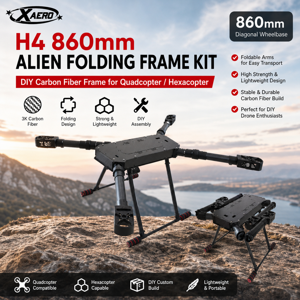 XAERO DIY H4 860mm Alien Faltb – Drone Kit Hexacopter Bewertung und Preis