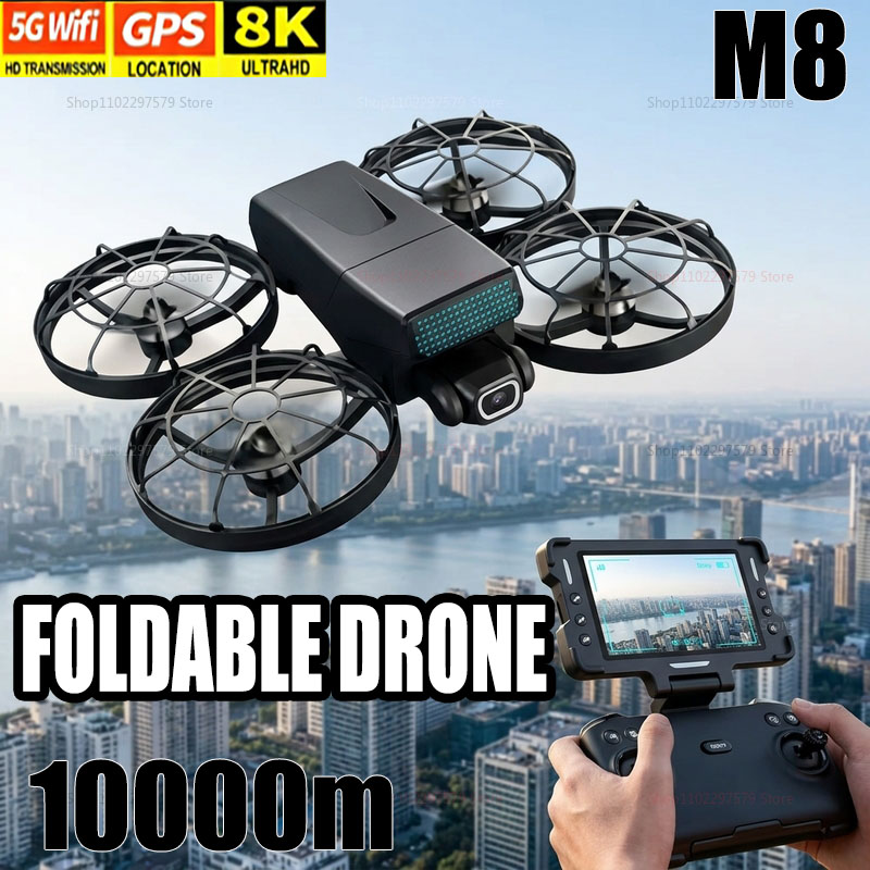 Neue Drohnen M8 GPS 8K Profess – Drone Kit With Camera Bewertung und Preis