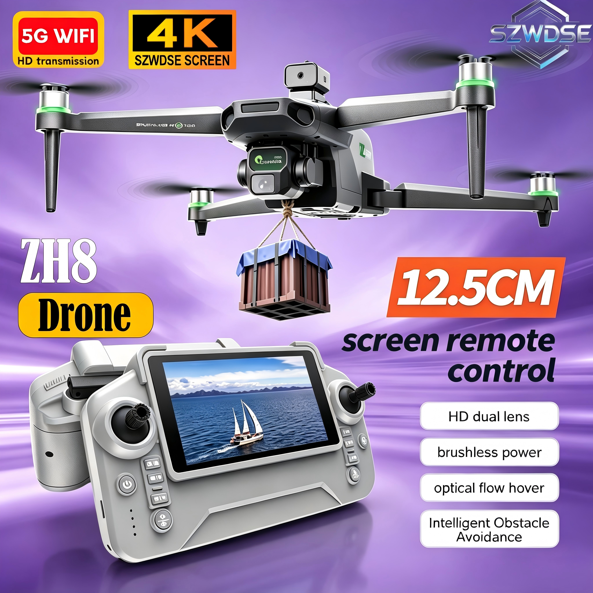 2026 Neue ZH8 Drohne mit 4K-Ka – Drone Kit With Camera Bewertung und Preis