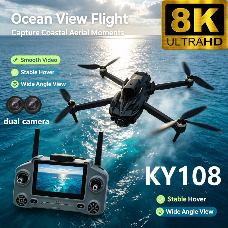 2026 Neue KY108 Drohne mit 8K- – Drone Kit With Camera Bewertung und Preis