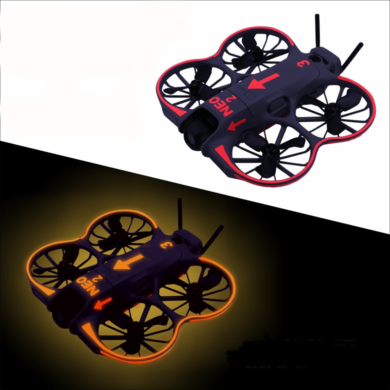 Leuchtendes dekoratives Aufkle – Drone Kit Waterproof Bewertung und Preis