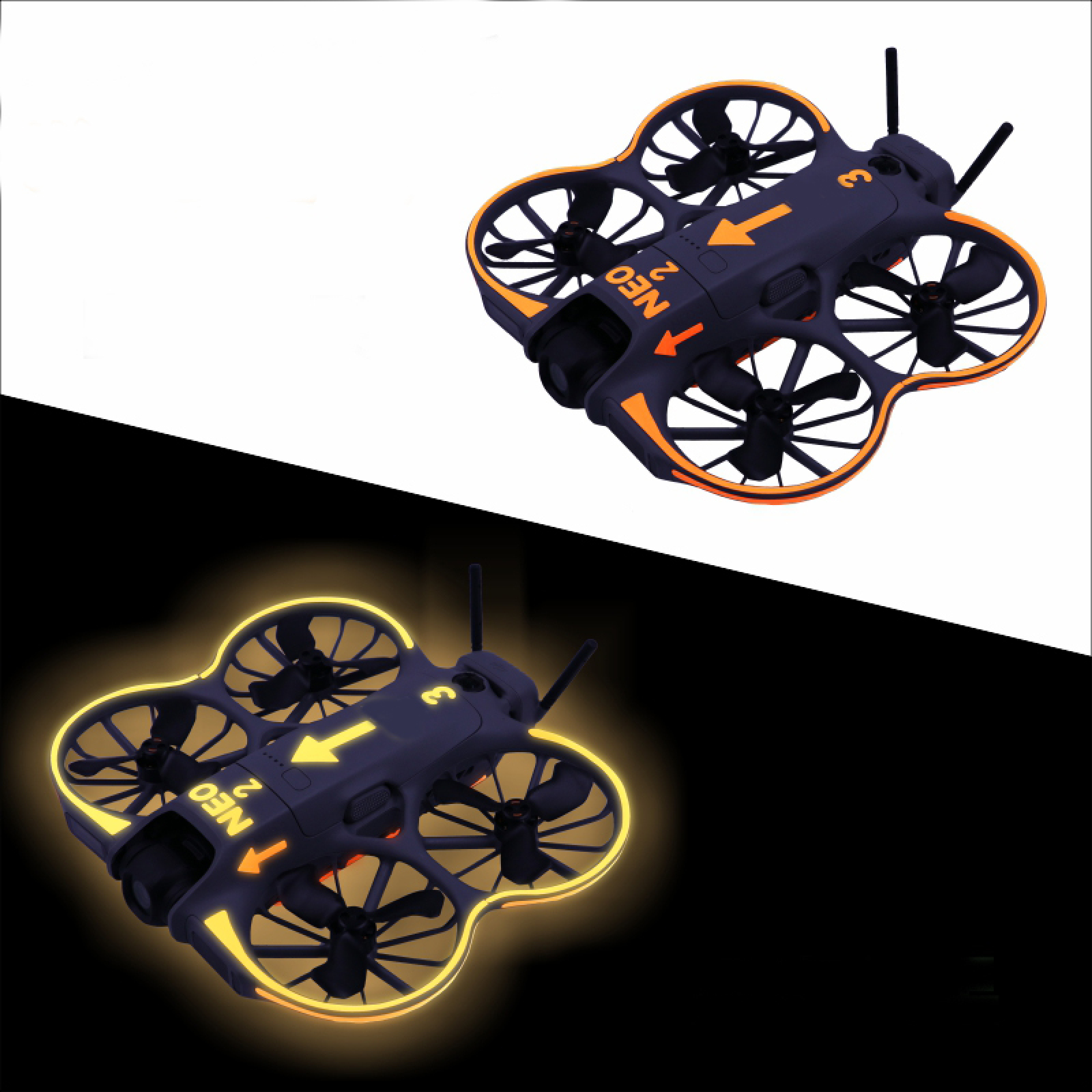 Leuchtendes dekoratives Aufkle – Drone Kit Waterproof Bewertung und Preis